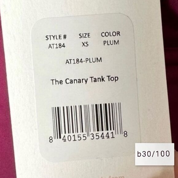 Andie Swim The Canary Tank Top in Plum Purple Bustier Adjustable Straps XS AT184 - Picture 10 of 12